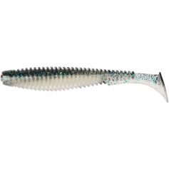 Силикон FishUP U-Shad 4" (8шт) #201 - Bluegill/Pearl