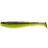 Силикон FishUP U-Shad 4" (8шт) #203 - Green Pumpkin/Flo Chartreuse