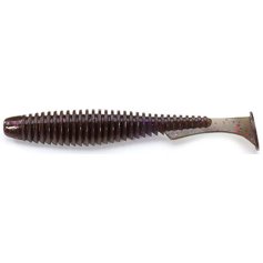 Силикон FishUP U-Shad 2.5" (9шт) #050 - Green Pumpkin Brown/Red & Purple