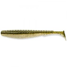 Силикон FishUP U-Shad 4" (8шт) #202 - Green Pumpkin/Pearl