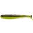 Силикон FishUP U-Shad 4" (8шт) #203 - Green Pumpkin/Flo Chartreuse