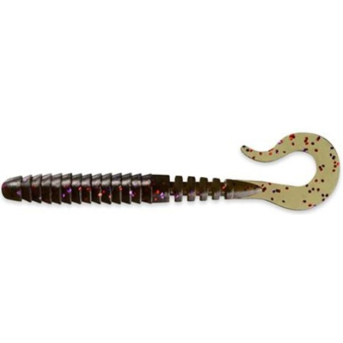 Силикон FishUP Vipo 2" (10шт) #050 - Green Pumpkin Brown/Red & Purple
