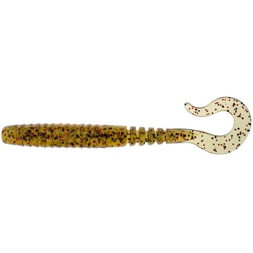 Силикон FishUP Vipo 3.6" (8шт) #045 - Green Pumpkin/Red & Black