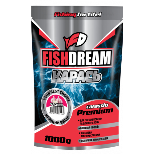 Підгодовування Fish Dream Premium Карась Часник 1кг