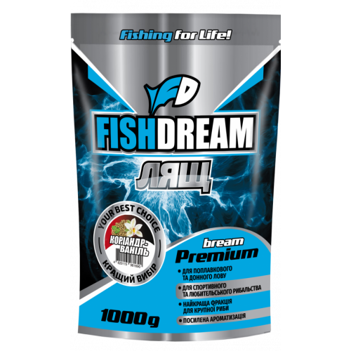 Прикормка Fish Dream Premium Лещ Кориандр-Ваниль 1кг
