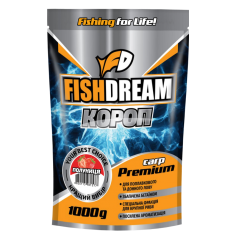 Прикормка Fish Dream Premium Карп Клубника 1кг