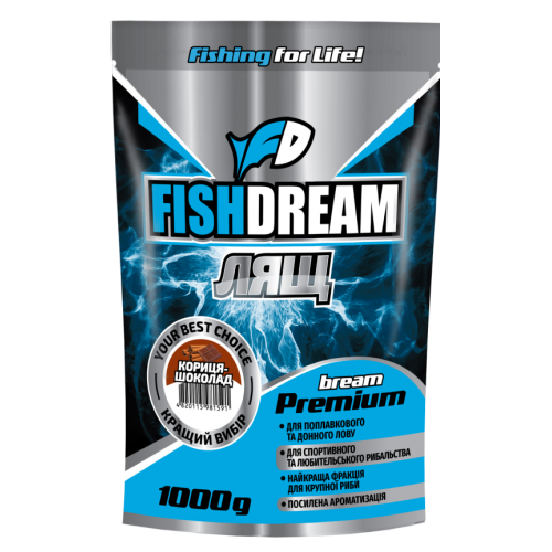 Прикормка Fish Dream Premium Лещ Черная карамель 1кг