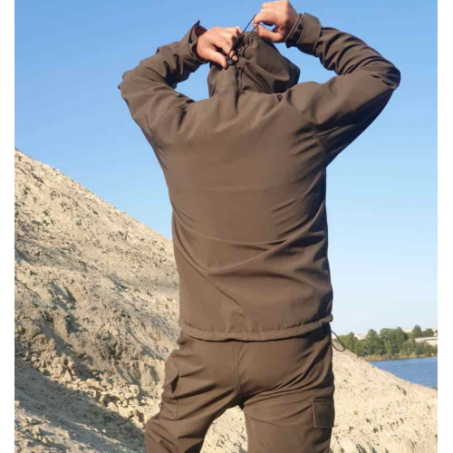 Демисезонный костюм Fiske Softshell Olive M