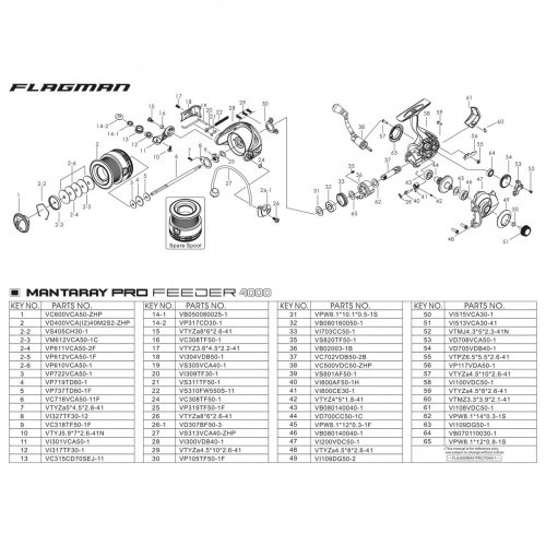 Катушкa Flagman Mantaray Pro Feeder 4000
