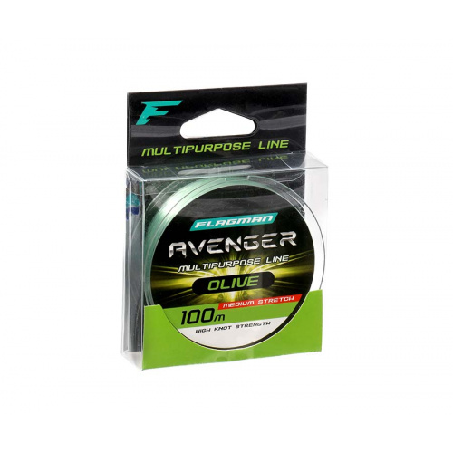 Леска Flagman Avenger Olive Line 100м 0.45мм