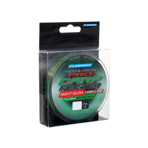 Леска Flagman Squadron Pro Carp Feeder Night Glow Main Line 150м 0.265мм