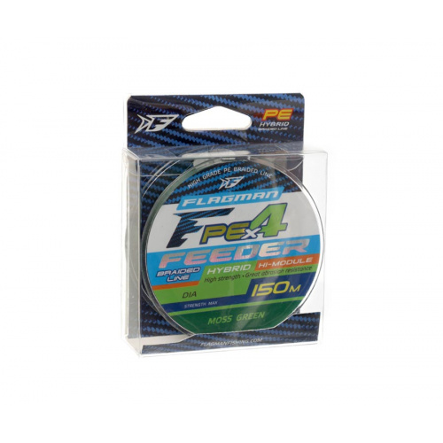 Шнур Flagman PE Hybrid X4 Feeder Moss Green 150м 0.19мм