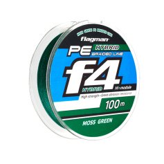 Шнур Flagman PE Hybrid F4 Moss Green 0.08мм 8lb
