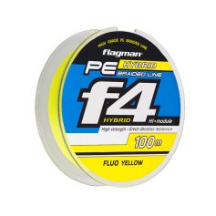 Шнур Flagman PE Hybrid F4 Yellow 0,14мм 17lb