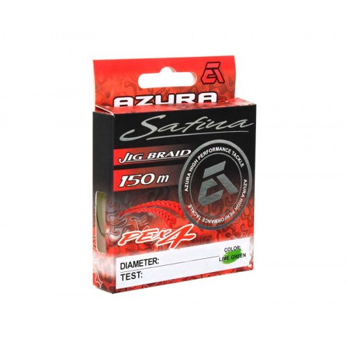 Шнур Azura Safina PE X4 150м #0.5 0.117мм