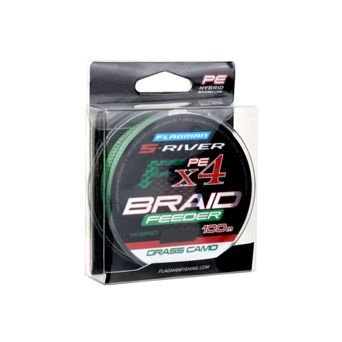 Шнур Flagman S-River Feeder Braid 100м 0.14мм