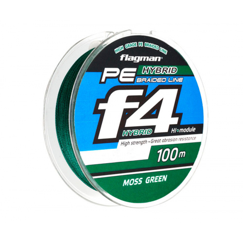 Шнур Flagman PE Hybrid F4 Moss Green 0.16мм 20lb