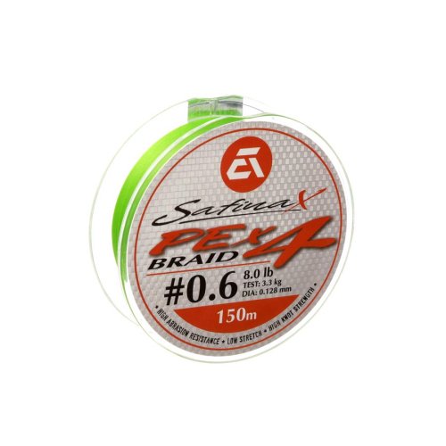 Шнур Azura Safina Braid PE X4 150м #0.6 0.128мм