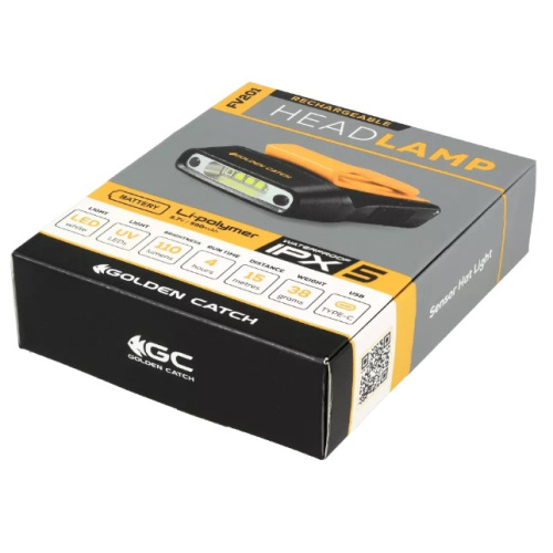 Ліхтар на кепку GC FV201 W/UV Sensor 24 з кліпсою