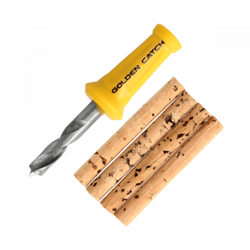 Свердло з корковими паличками GC G.Carp Bait Drill & Corks 6 мм