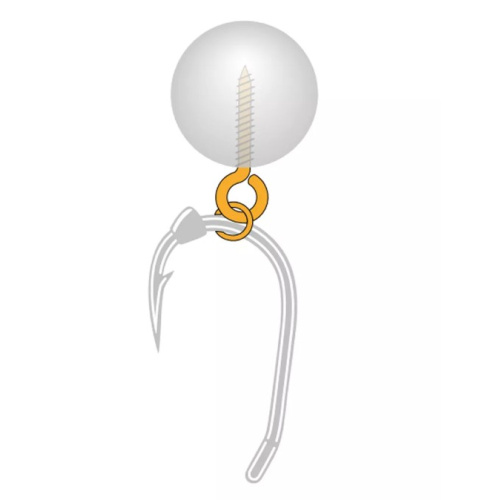 Гвинт для бойлів GC G.Carp Bait Screw 7мм (10шт)