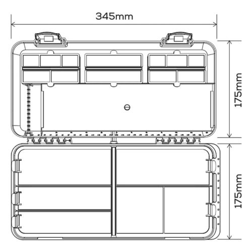 Коробка GC G.Carp Flat Tackle Box