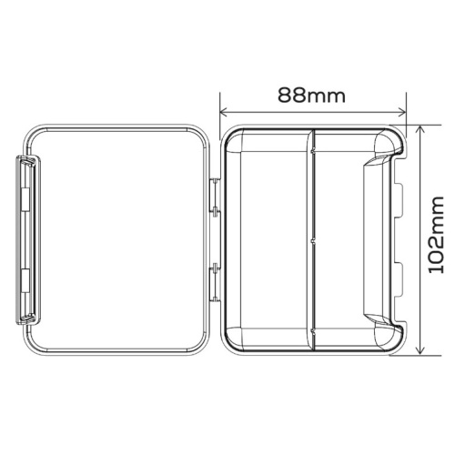 Коробка для аксессуаров GC G.Carp Mini Box 2 section