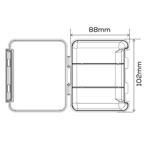 Коробка для аксессуаров GC G.Carp Mini Box 3 section