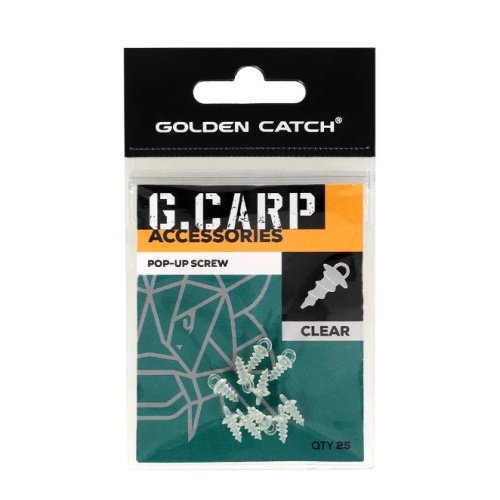 Винт для бойлов GC G.Carp Pop-Up Screw (25шт) Clear