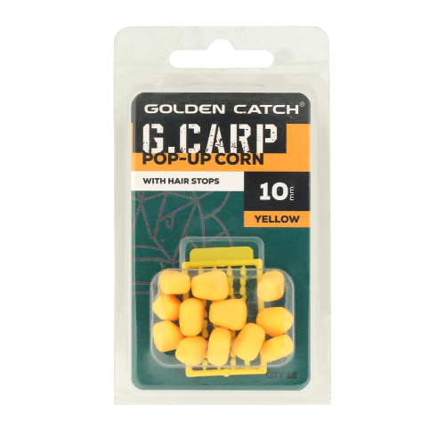 Кукурудза GC G.Carp Pop-Up Corn 10мм (12шт) Yellow