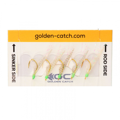Самодур Golden Catch Aji Sabiki FS105 №6 Natural (5 крючков)
