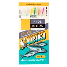 Самодур Golden Catch Aji Sabiki F405 №6 Multicolor (5 крючков)