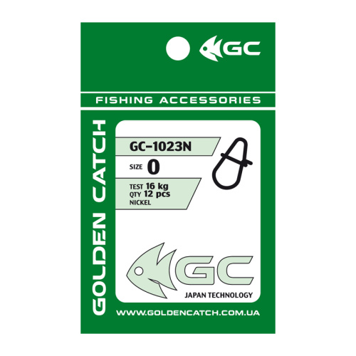 Застежка GC Wide Snap 1023SS size 00, 12 шт