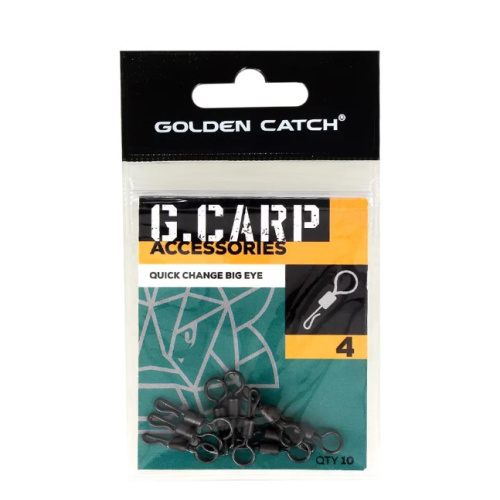 Вертлюг GC G.Carp Quick Change Big Eye №4 (10шт)