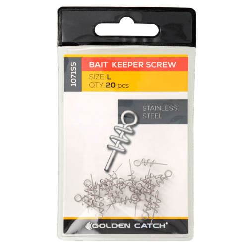 Фиксатор приманки GC Вait Keeper Screw GC-1071SS L (20шт)