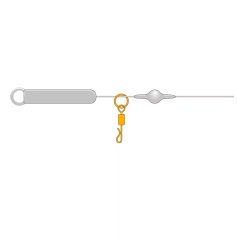 Вертлюг GC G.Carp Quick Change Heli Swivel №4 (10шт)
