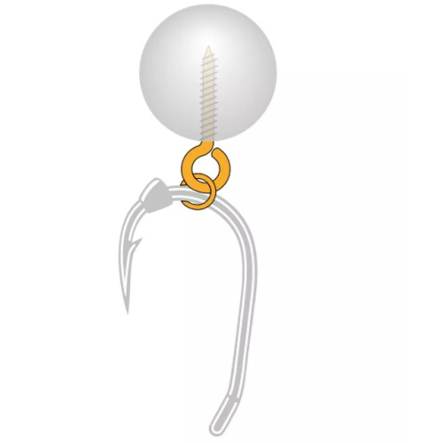 Гвинт для бойлів GC G.Carp Bait Screw 10мм (10шт)