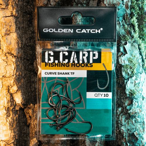 Крючок GC G.Carp Curve Shank TF №2 (10шт)