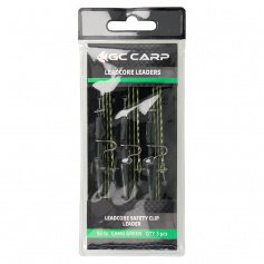 Оснастка GC Leadcore Safety Clip Leader(3шт)Camo Green