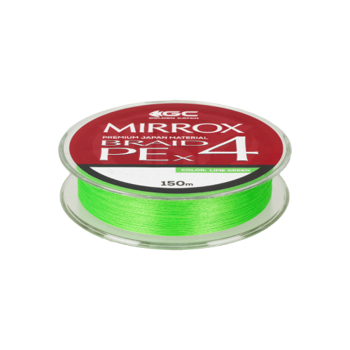 Шнур GC Mirrox PE X4 150м Lime Green #2.5