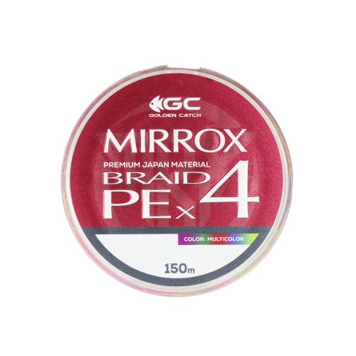 Шнур GC Mirrox PE X4 150м Multicolor #1.0