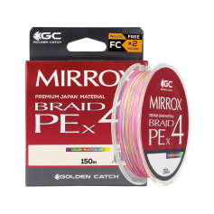 Шнур GC Mirrox PE X4 150м Multicolor #1.5