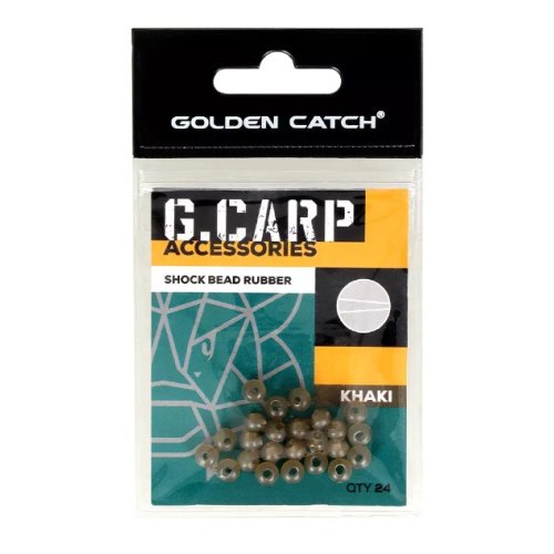 Бусина GC G.Carp Shock Bead Rubber 5мм (24шт) Khaki