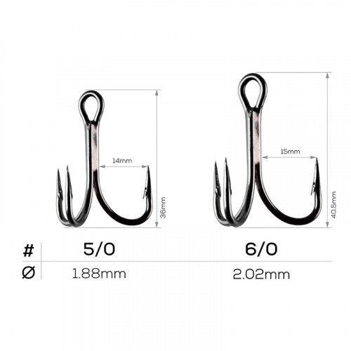 GC Single and Treble Catfish Rig 6/0