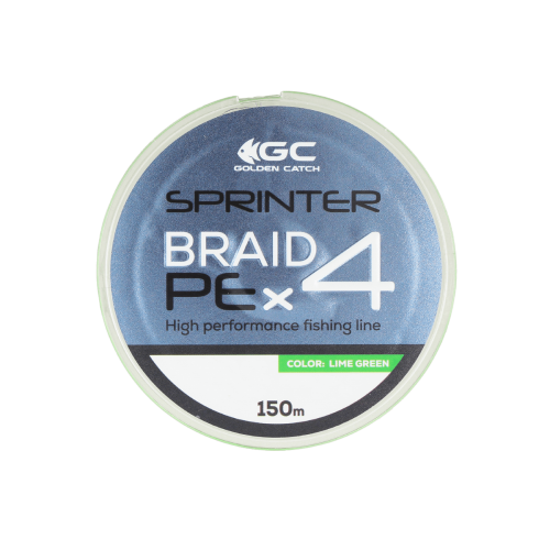 Шнур GC Sprinter PE X4 150м Lime Green #1.2