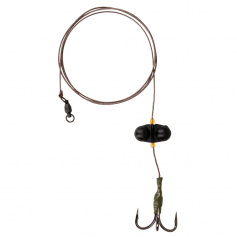 Снасть сомовая GC Treble Hook Catfish Rig With Rattle 5/0