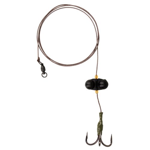Снасть сомовая GC Treble Hook Catfish Rig With Rattle 6/0