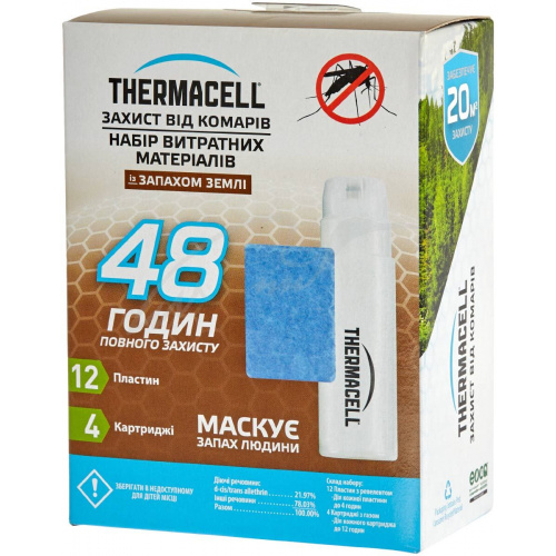 Картридж Thermacell E-4 Repellent Refills – Earth Scent 48 год.