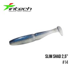 Силикон Intech Slim Shad 2,5" #14