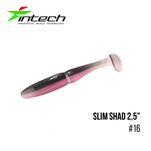 Силикон Intech Slim Shad 2,5" #16